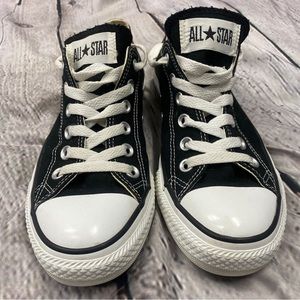 Converse All Star Black Canvas Low Top M9166 Sneakers Shoes Unisex Size 5.5 7.5